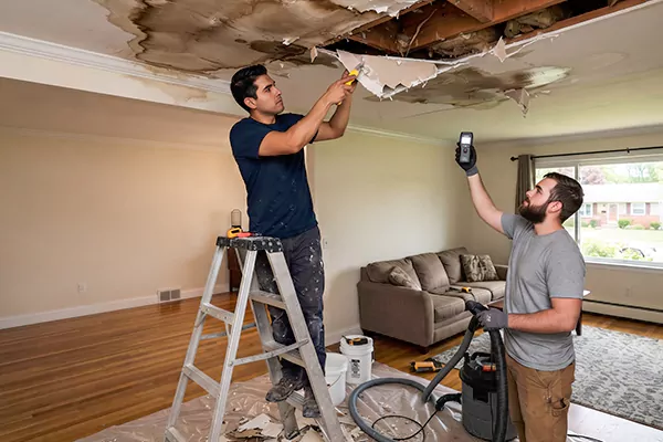 Ceiling Water Damage Restoration San Bernardino
