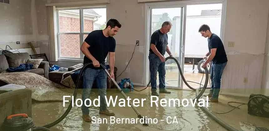 Flood Water Removal San Bernardino - CA