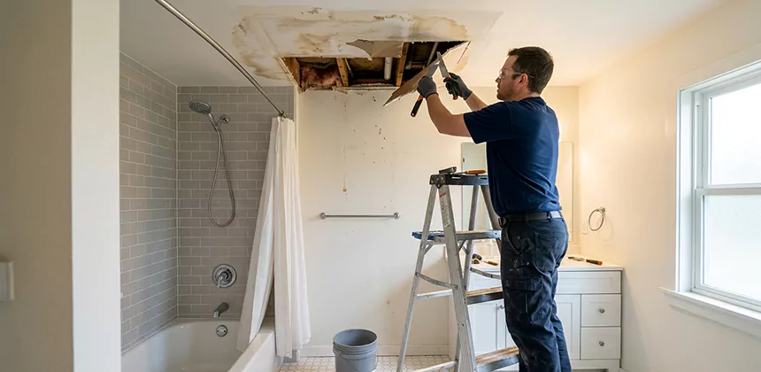 Bathroom Leak Ceiling Repair in San Bernardino