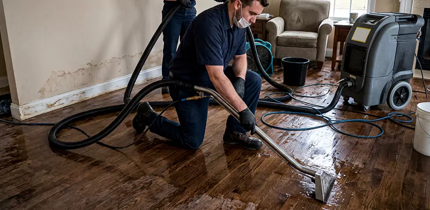 Hardwood Floor Water Extraction in San Bernardino