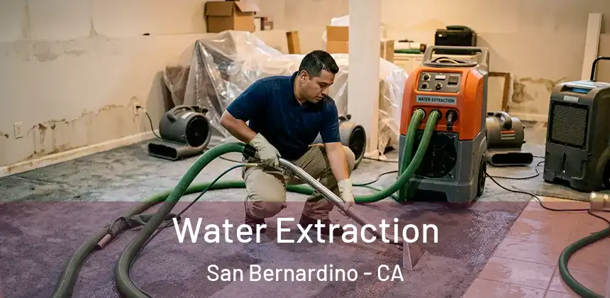 Water Extraction San Bernardino - CA